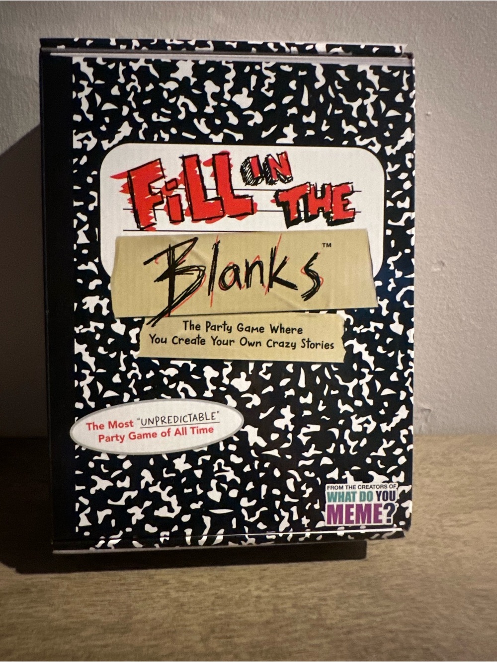 Fill in the Blanks Card Game